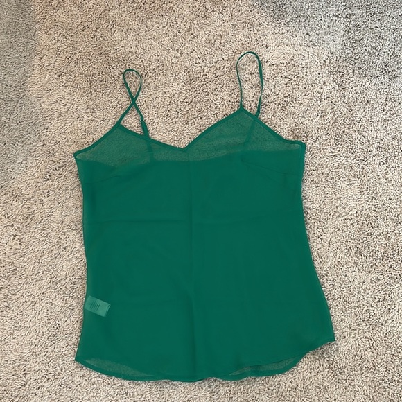 Green Spaghetti Straps Cami Top - Picture 4 of 7